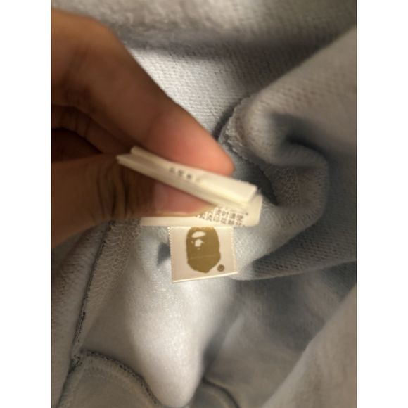 Men’s Medium Bape Hoodie) Blue ABC Camo Hoodie! - Picture 10 of 12